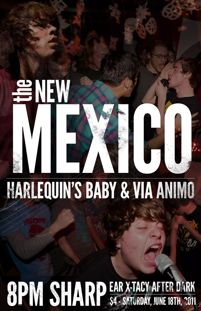 The New Mexico, Harlequins Baby, and Via Animo at Ear X-Tacy