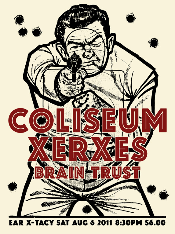 Featured Image for Coliseum, Xerxes, Brain Trust at Ear X-Tacy