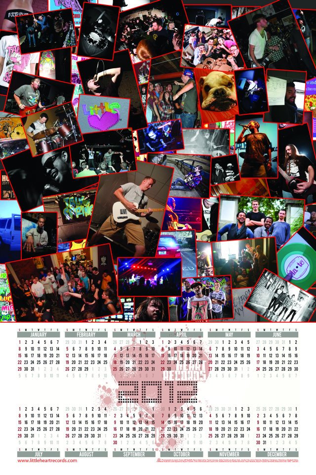 Featured Image for Little Heart Records 2012 calendar