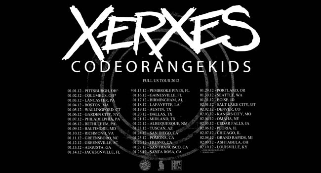Full Us tour dates for Xerxes and Code Orange Kids
