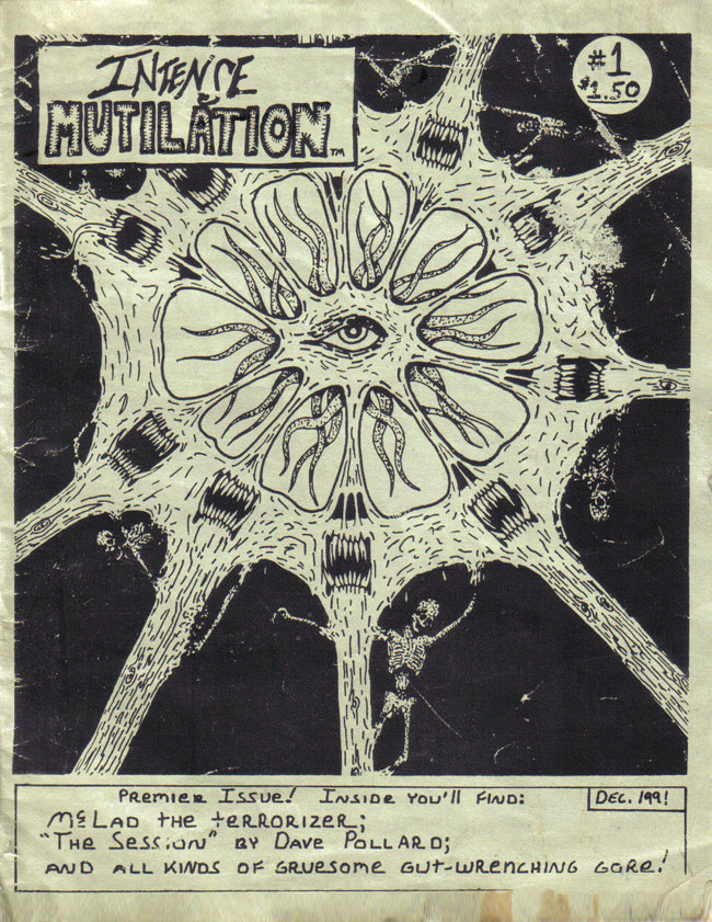 cover of Son of Dog's Intense Mutilation comic zine